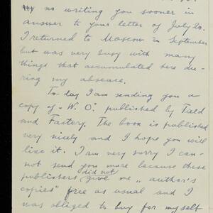 a page of handwritten text