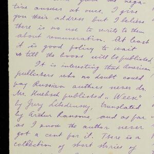 a page of handwritten text