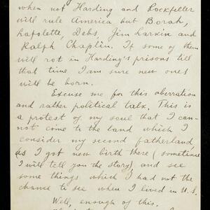 a page of handwritten text