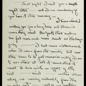 a page of handwritten text