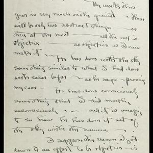 a page of handwritten text