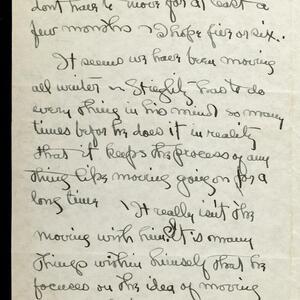 a page of handwritten text