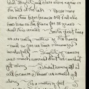 a page of handwritten text