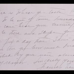a page of handwritten text