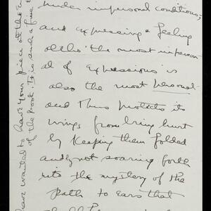 a page of handwritten text