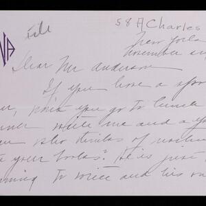 a page of handwritten text