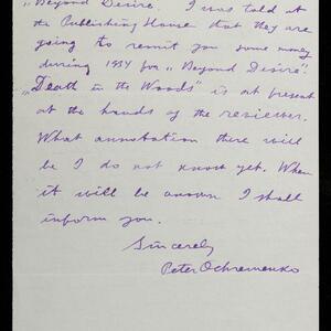 a page of handwritten text