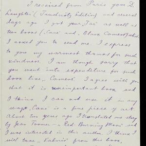 a page of handwritten text