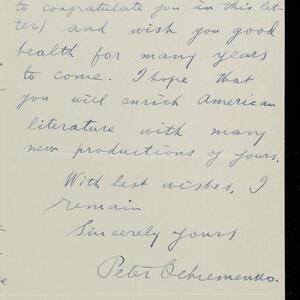 a page of handwritten text