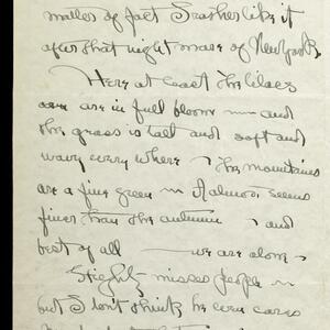 a page of handwritten text