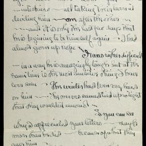 a page of handwritten text