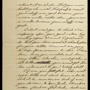 a page of handwritten text