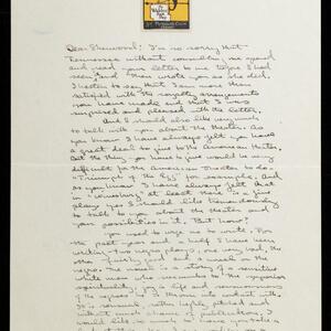 a page of handwritten text