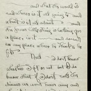 a page of handwritten text