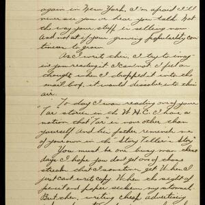 a page of handwritten text