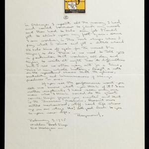 a page of handwritten text