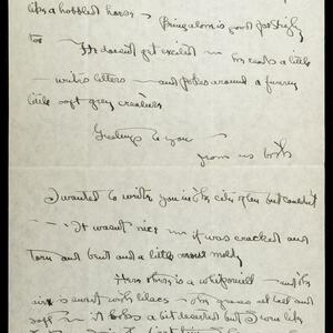a page of handwritten text