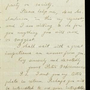 a page of handwritten text