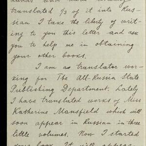 a page of handwritten text
