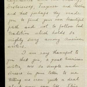 a page of handwritten text
