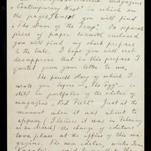 a page of handwritten text
