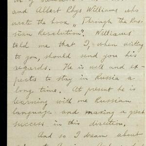 a page of handwritten text