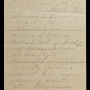 a page of handwritten text