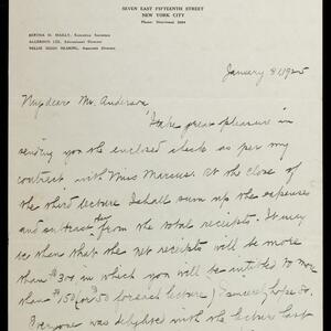 a page of handwritten text
