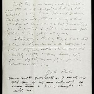 a page of handwritten text