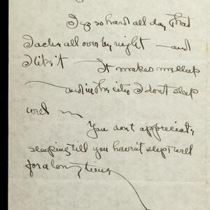 a page of handwritten text