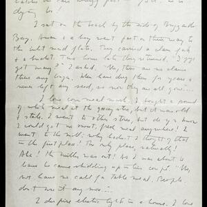 a page of handwritten text