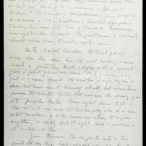 a page of handwritten text