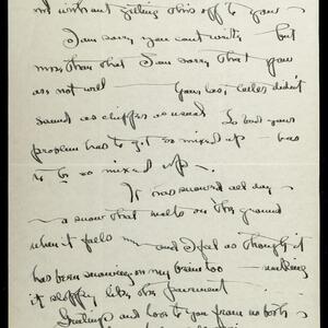 a page of handwritten text