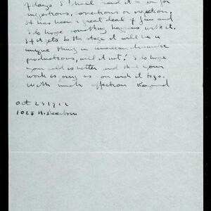 a page of handwritten text