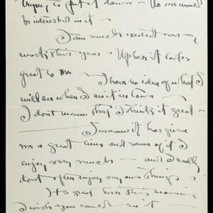 a page of handwritten text