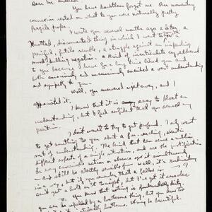 a page of handwritten text