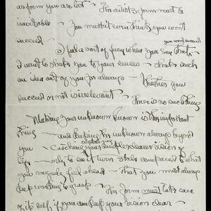 a page of handwritten text