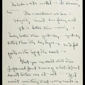 a page of handwritten text
