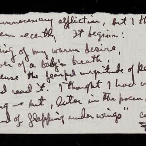 a page of handwritten text