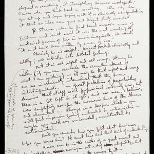 a page of handwritten text