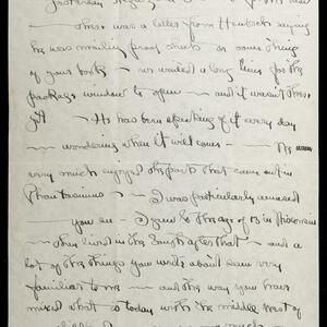 a page of handwritten text