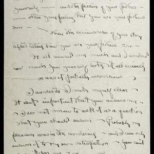 a page of handwritten text