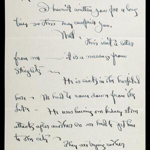a page of handwritten text