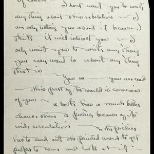 a page of handwritten text