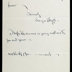 a page of handwritten text