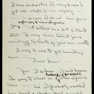 a page of handwritten text