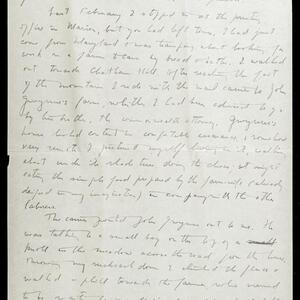 a page of handwritten text