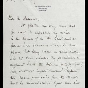 a page of handwritten text
