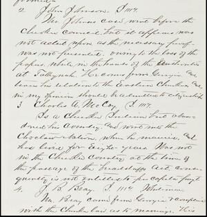 a page of handwritten text