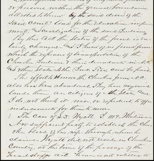 a page of handwritten text